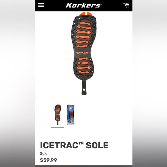 Men's or Women’s Black and Orange Waterproof Insulated Snow Boots - Picture 14 of 15